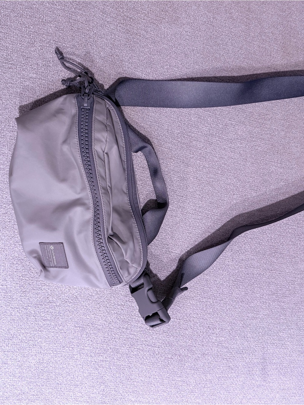 Men's Gray Crossbody Sling Bag - Unknown Brand